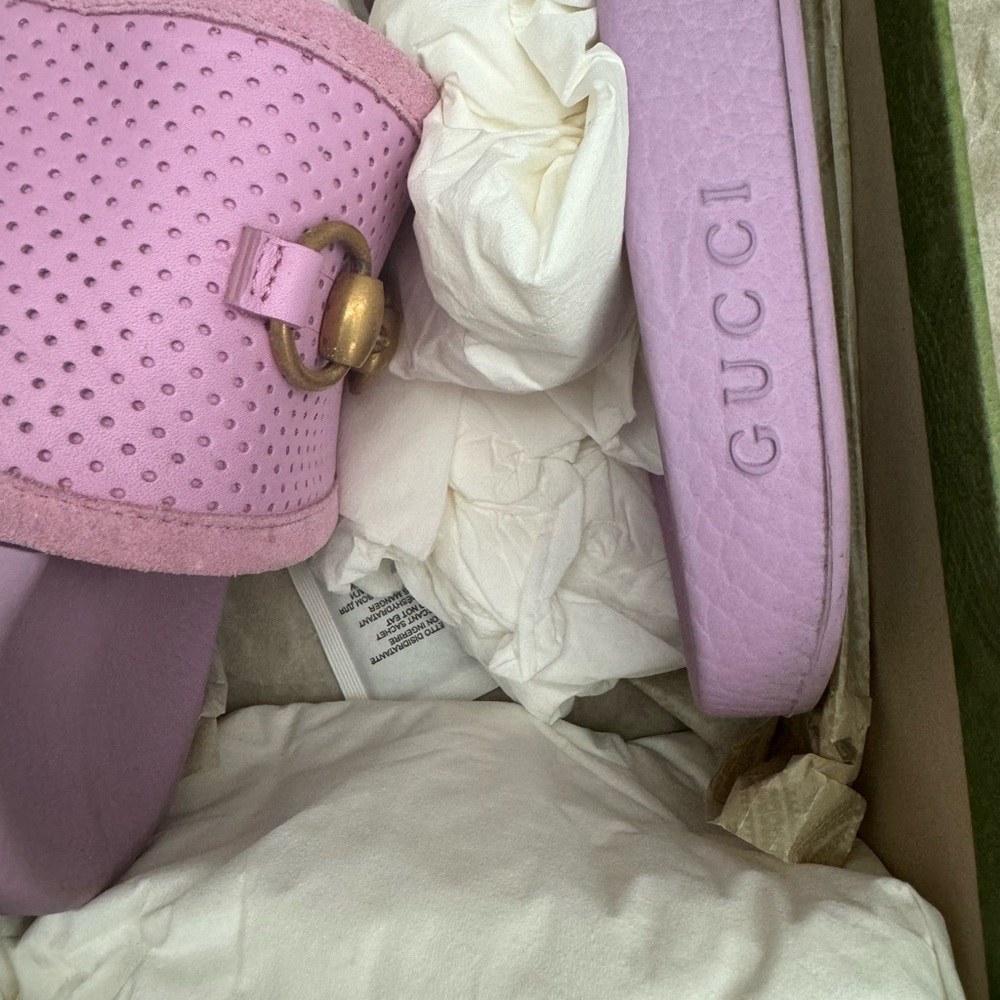 Authentic Gucci Slides Size 38 - image 3